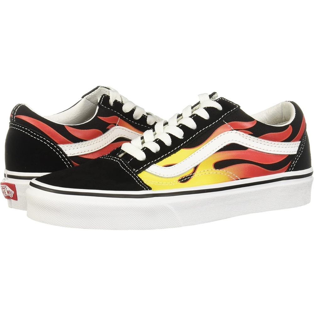 Vans Flame Print Sneakers